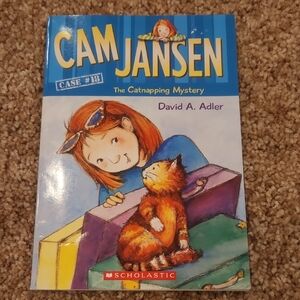 Scholastic Cam Jansen: The Catnapping Mystery - Blue and Orange Cover